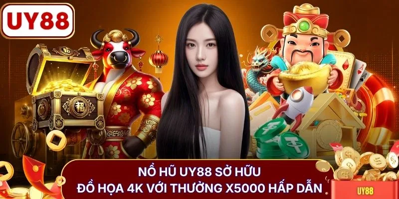 Nổ hũ UY88 sở hữu đồ họa 4K với thưởng x5000 hấp dẫn